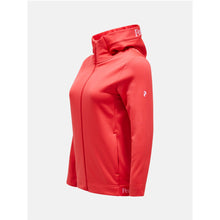 Bluza PEAK PERFORMANCE Rider Tech Zip Hood Women czerwony - Adventure Sports
