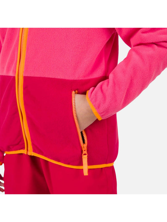 Bluza dziecięca ROSSIGNOL Jr Strawpile Fleece Fz różowy
