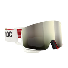 Gogle narciarskie POC Nexal Wide Fit Cat 2 biało/czerwony
