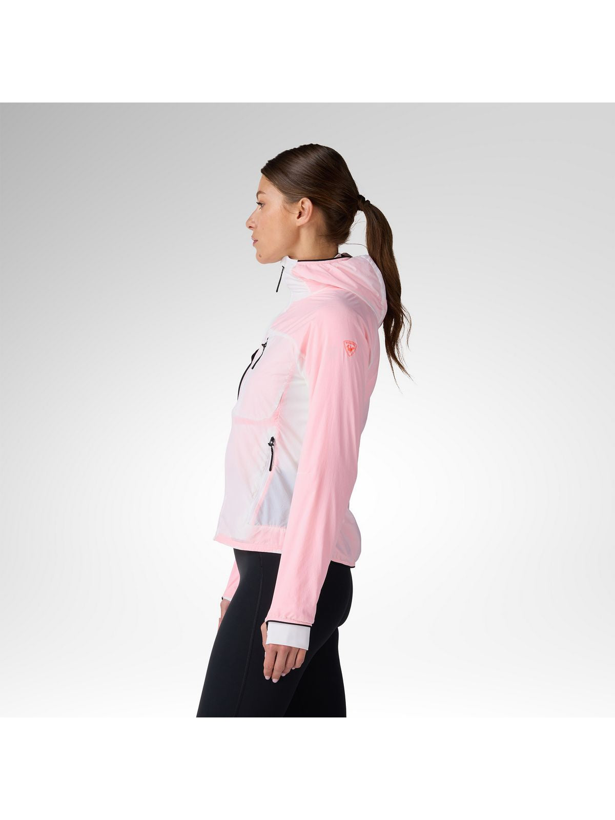 Kurtka narciarska damska ROSSIGNOL W Venon Active Hoodie Jacket biała