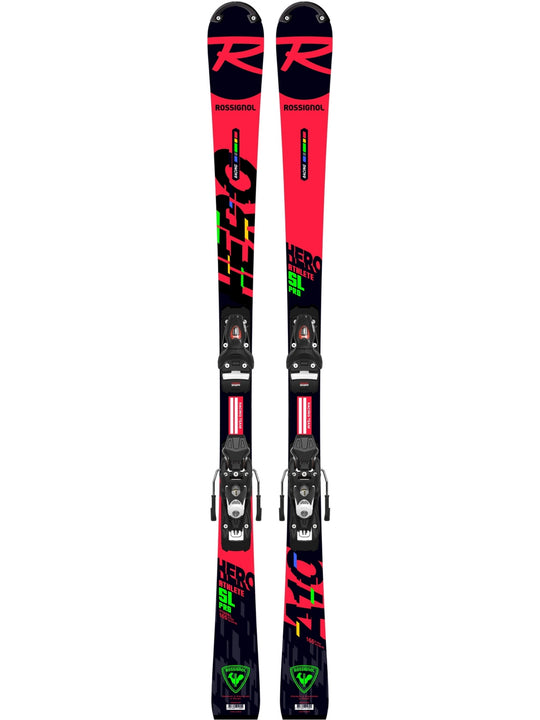 Narty ROSSIGNOL HERO ATHLETE SL PRO(R21 PRO) + wiązania LOOK SPX 10 GW B73 BLACK ICON - Adventure Sports
