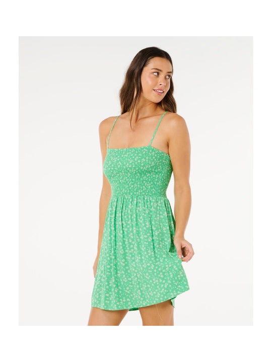 Sukienka RIP CURL Surf Side Shirred Dress zielona
