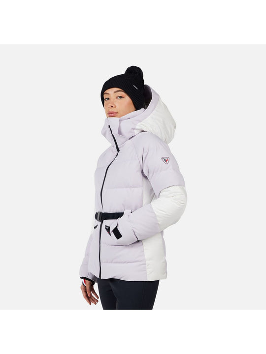 Kurtka narciarska damska ROSSIGNOL W CIASTEL DOWN MIX JKT szara
