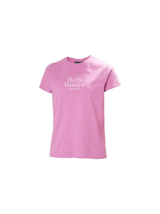 Koszulka HELLY HANSEN W CORE GRAPHIC T-SHI różowy - Adventure Sports
