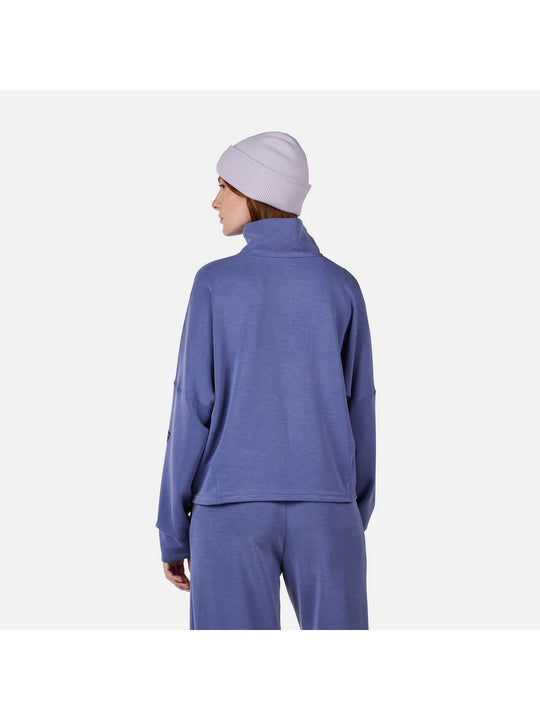 Bluza damska ROSSIGNOL W CHAVANETTE HZ SCUBA FLEECE niebieska

