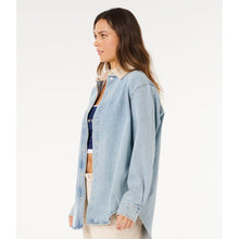 Koszula damska RIP CURL Surf Side Relaxed Denim Shirt niebieska
