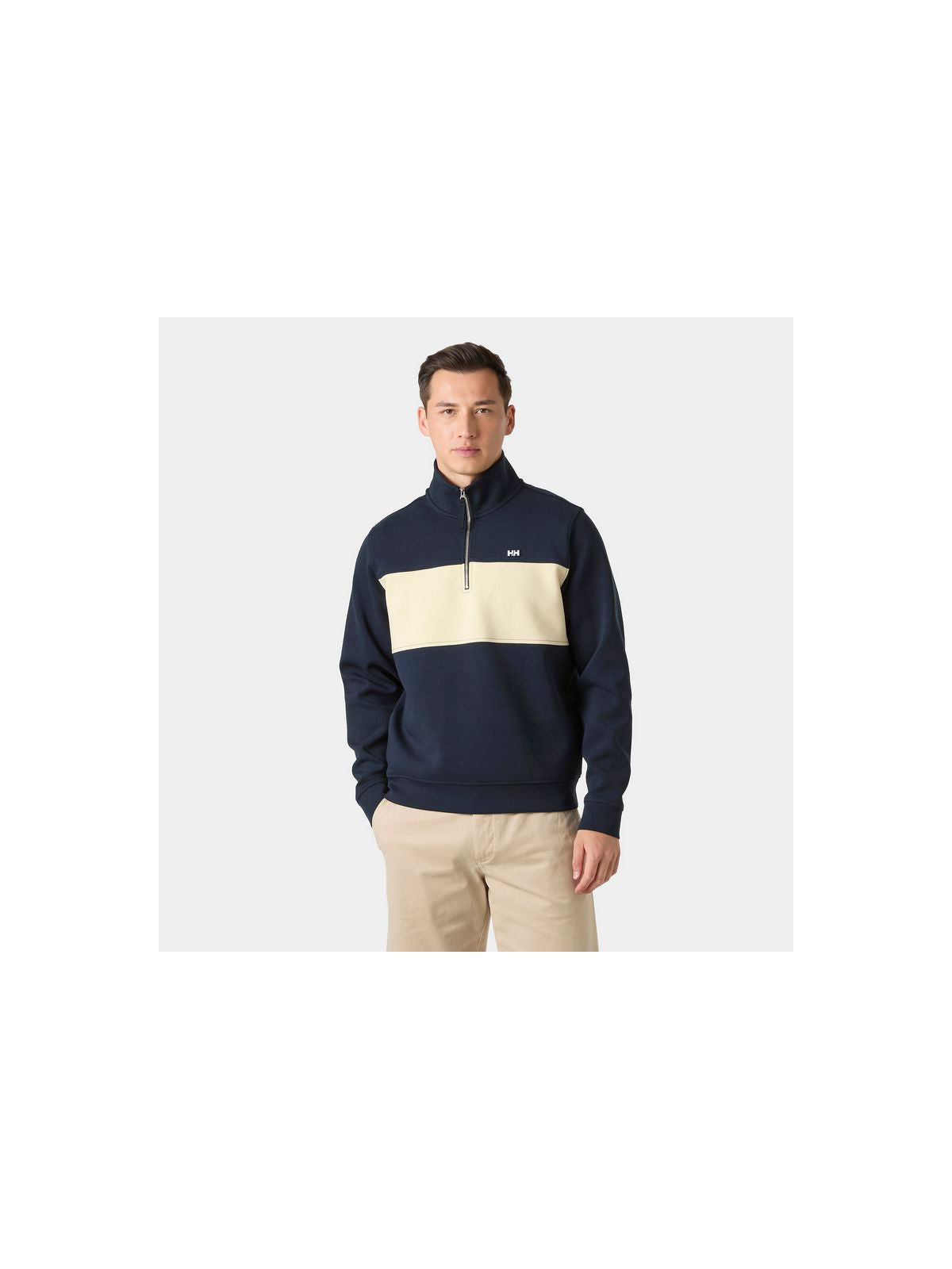 Bluza męska HELLY HANSEN Koster Sweat 1/2 Zip granatowa