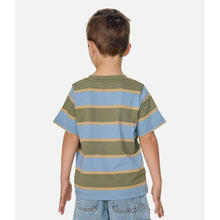 Koszulka chłopięca RIP CURL Ride The Wave Stripe Tee - Boy niebieska
