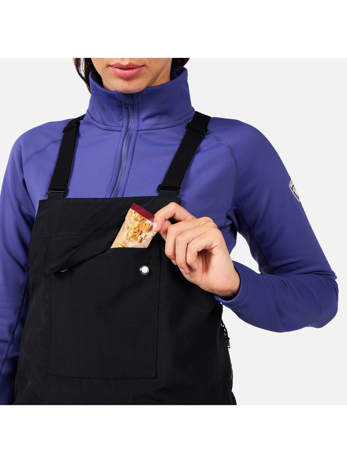 Spodnie narciarskie damskie ROSSIGNOL W Outerlimits Insulated Bib czarne