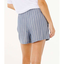 Szorty damskie RIP CURL Beach Days Pinstripe Short niebieskie
