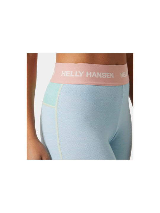 Legginsy damskie HELLY HANSEN W Lifa Merino Midweight Pant kolor niebieski
