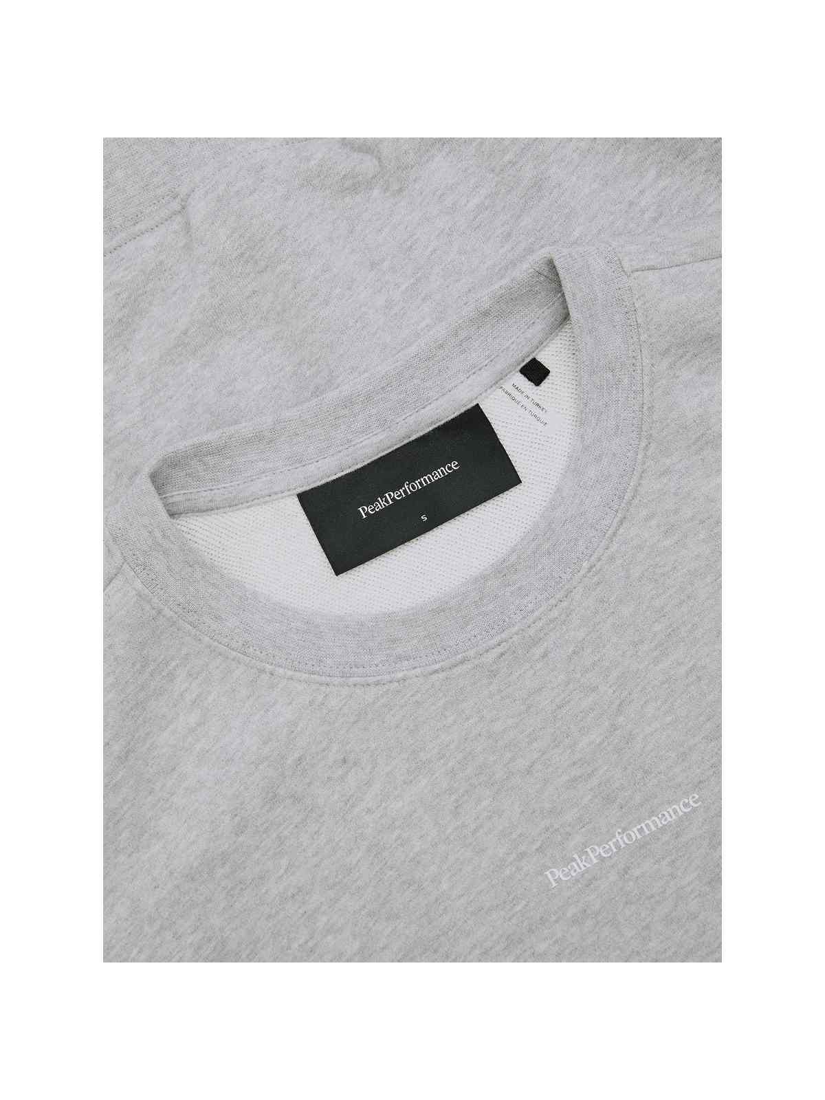 Bluza PEAK PERFORMANCE Original Terry Crew Women szary