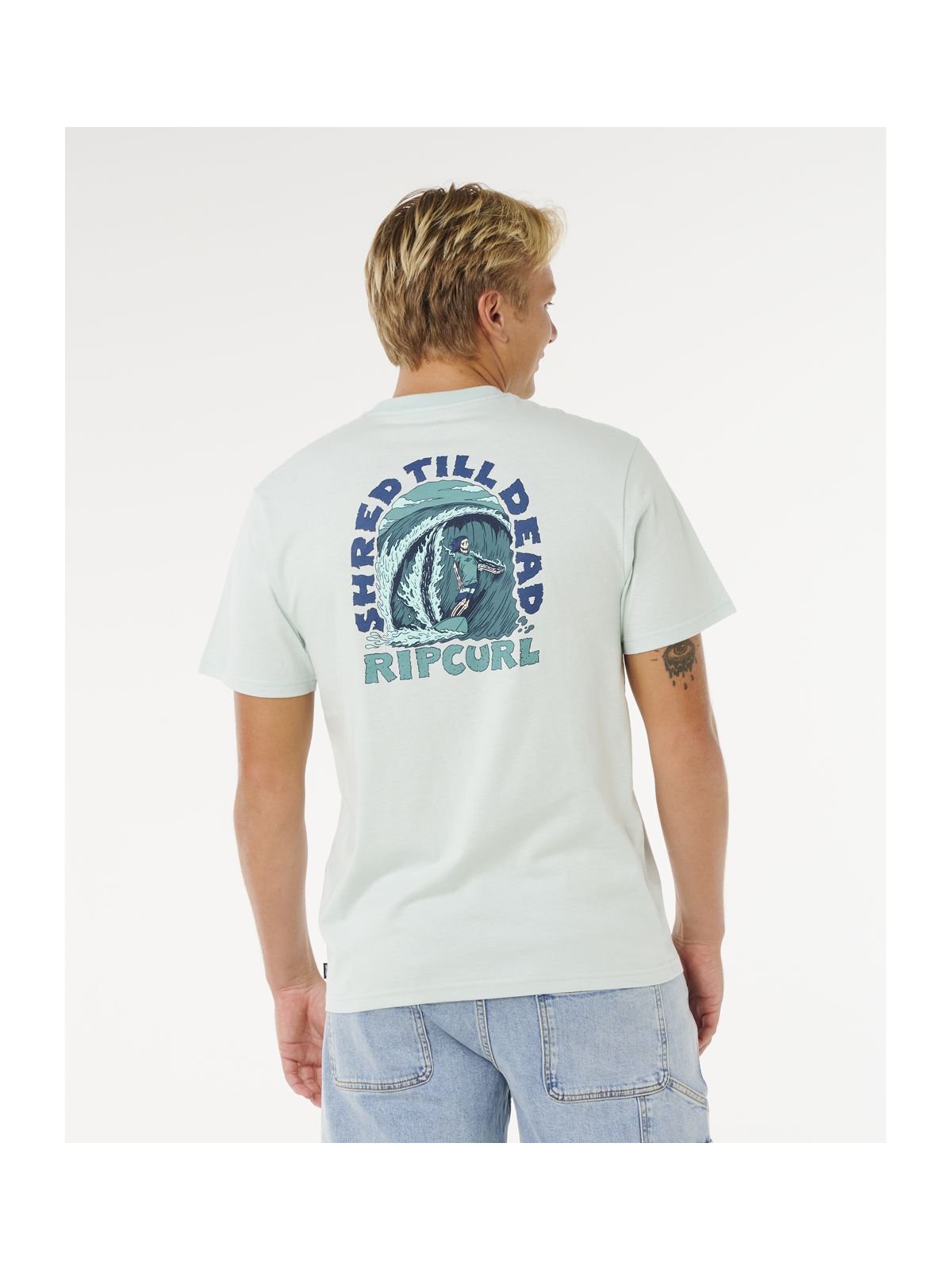 Koszulka męska RIP CURL Shred Til Tee zielona