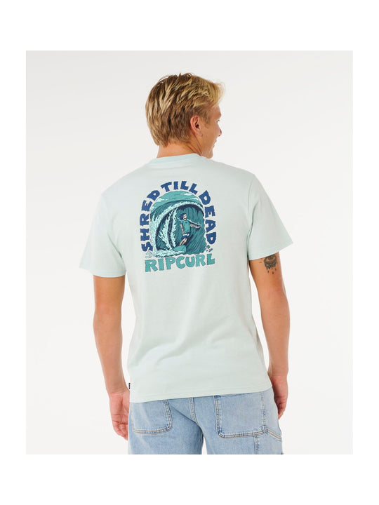 Koszulka męska RIP CURL Shred Til Tee zielona
