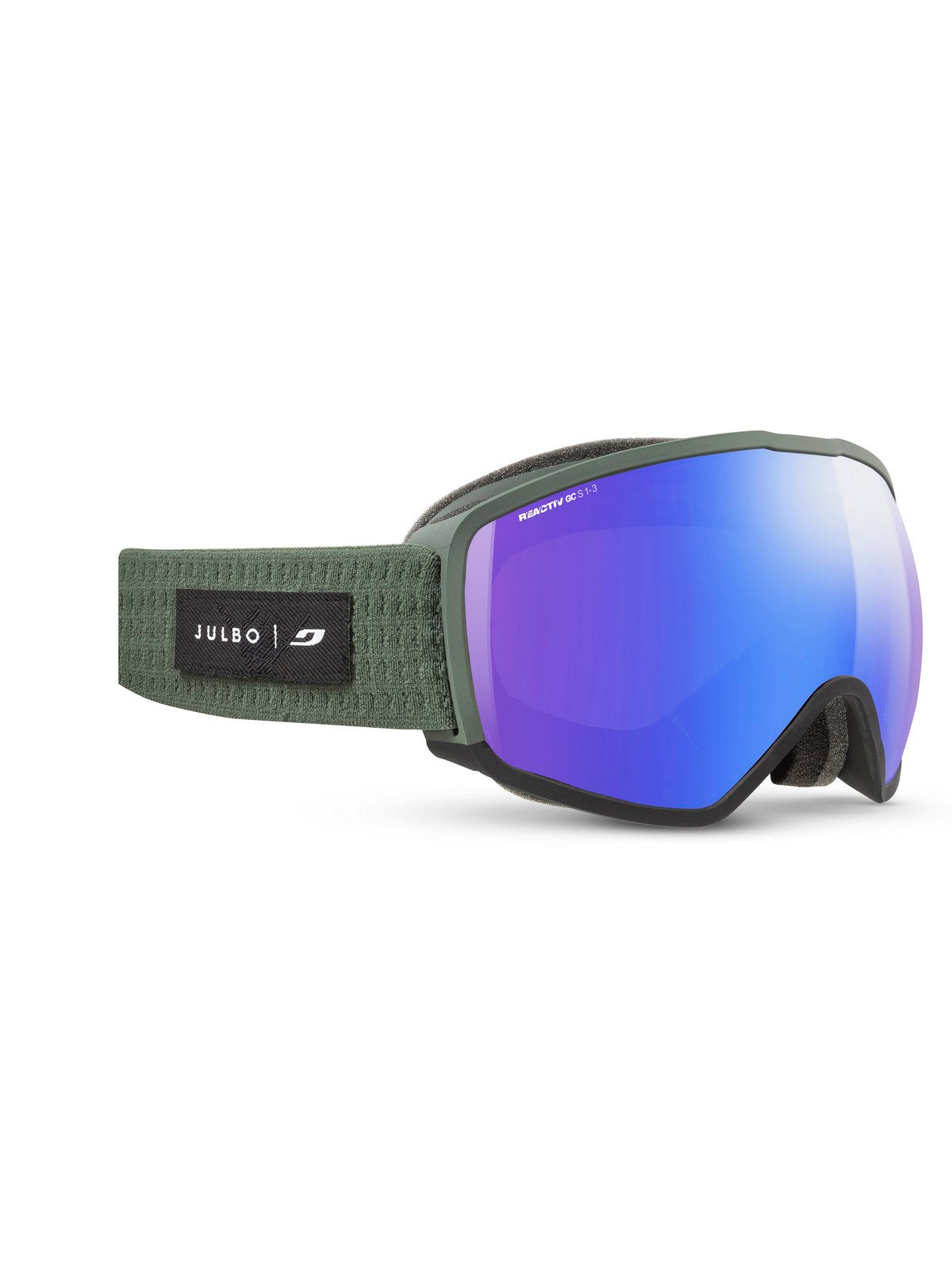 Gogle narciarskie JULBO HIT zielone fotochrom Cat 1-3 Glare Control