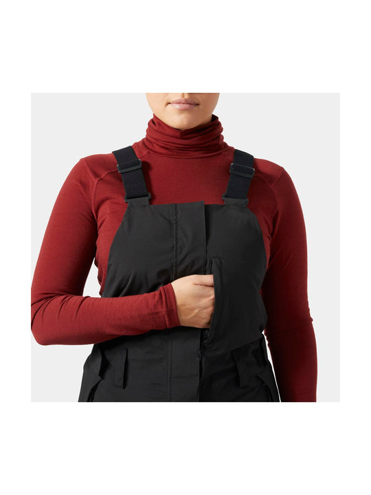 Spodnie narciarskie damskie HELLY HANSEN W SWITCH CARGO BIB PANT czarne
