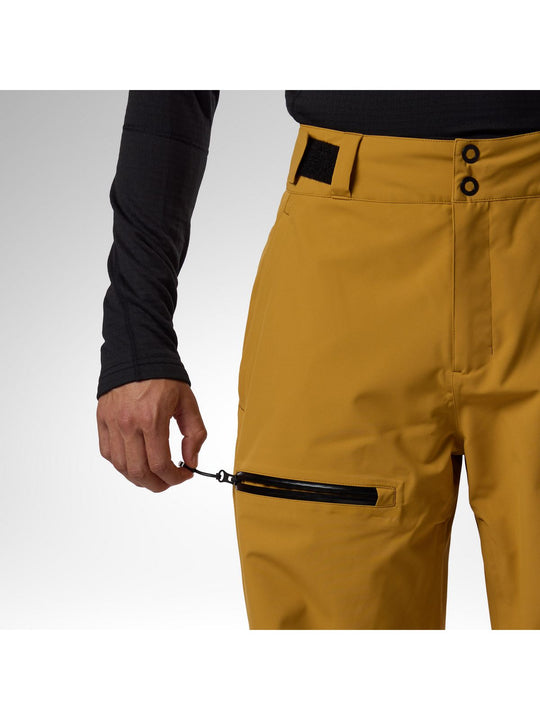 Spodnie narciarskie męskie ROSSIGNOL Outerlimits Insulated Pant brązowe
