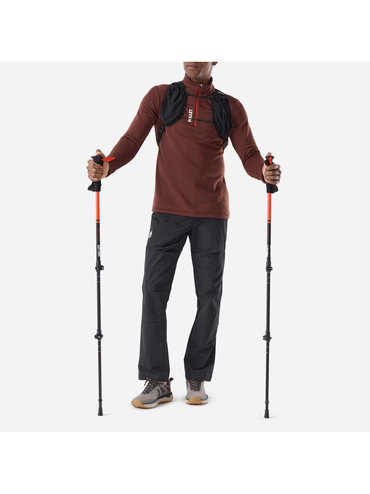 Bluza męska MILLET M Seneca Fleece Po M brązowa