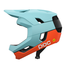 Kask rowerowy POC Otocon Race MIPS niebiesko pomarańczowy
