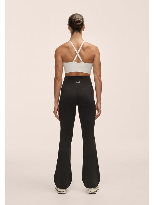 Spodnie damskie Casall Soft Touch Flared Pants czarny
