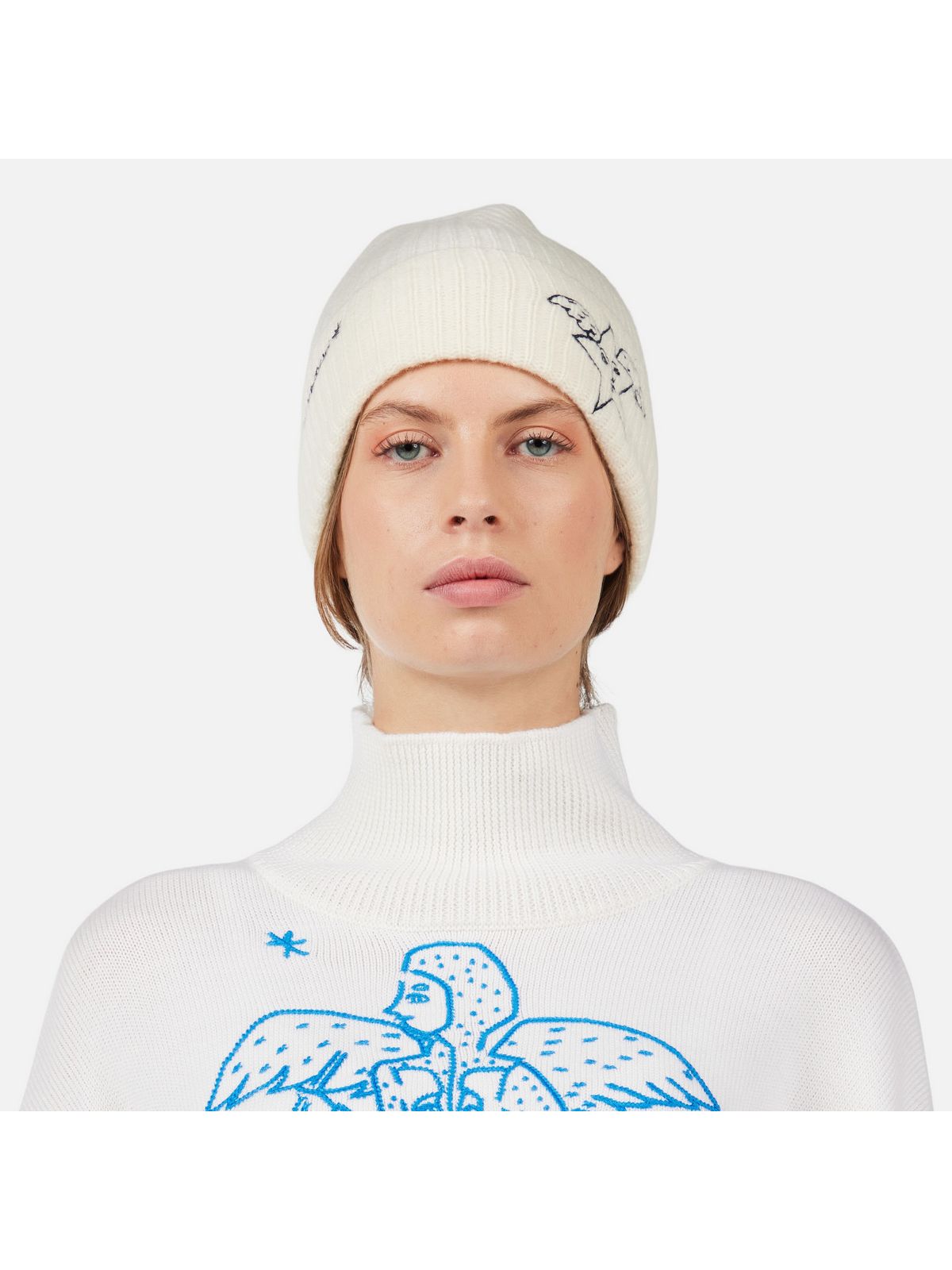 Sweter damski ROSSIGNOL W JCC LINA biały