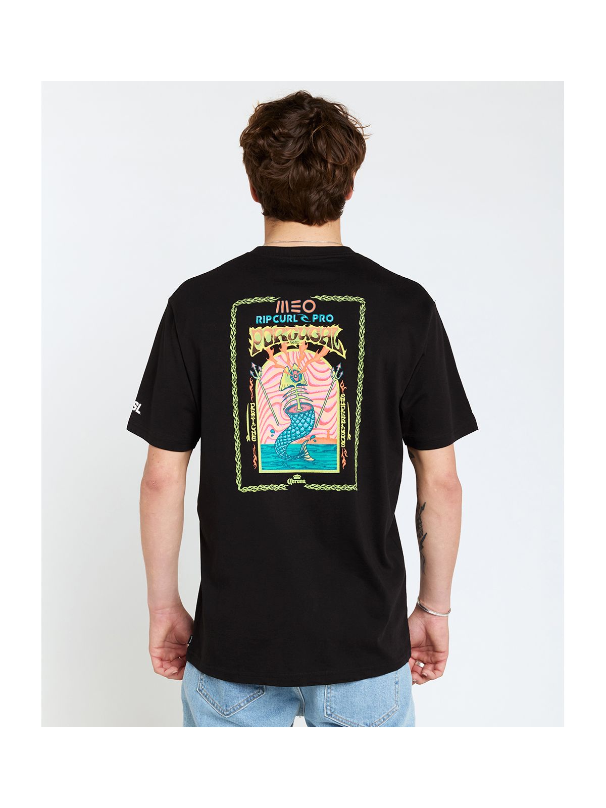 Koszulka RIP CURL Meo Rip Curl Pro Tee czarny - Adventure Sports