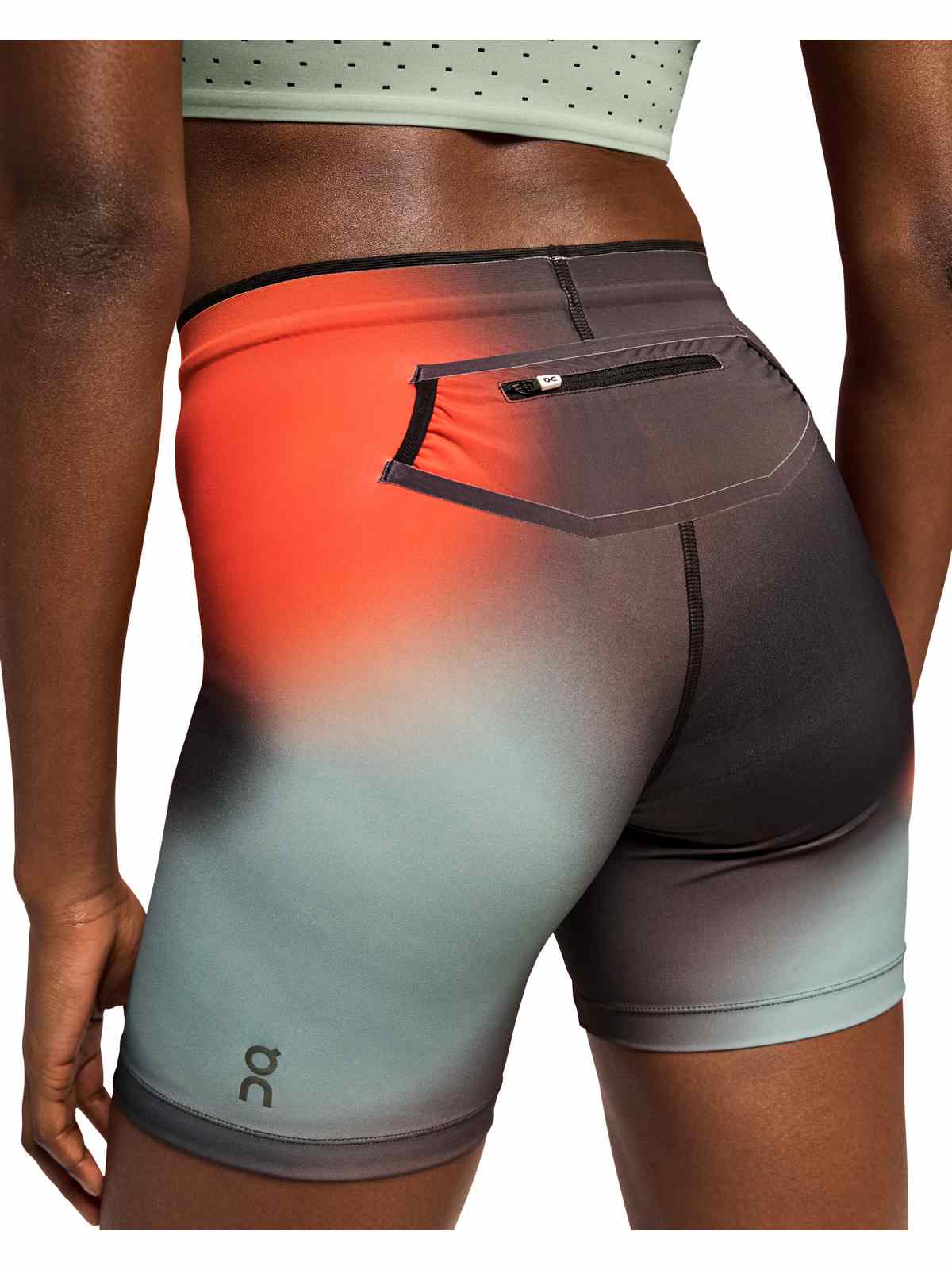 Legginsy do biegania ON RUNNING Race Tights Half czarny