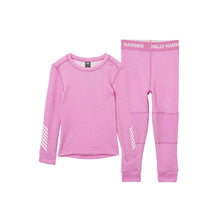 Bielizna dziecięca HELLY HANSEN K Lifa Merino Set kolor różowy

