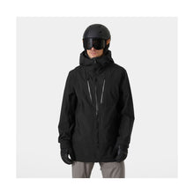 Kurtka narciarska męska HELLY HANSEN ALPHA LONG SHELL czarna
