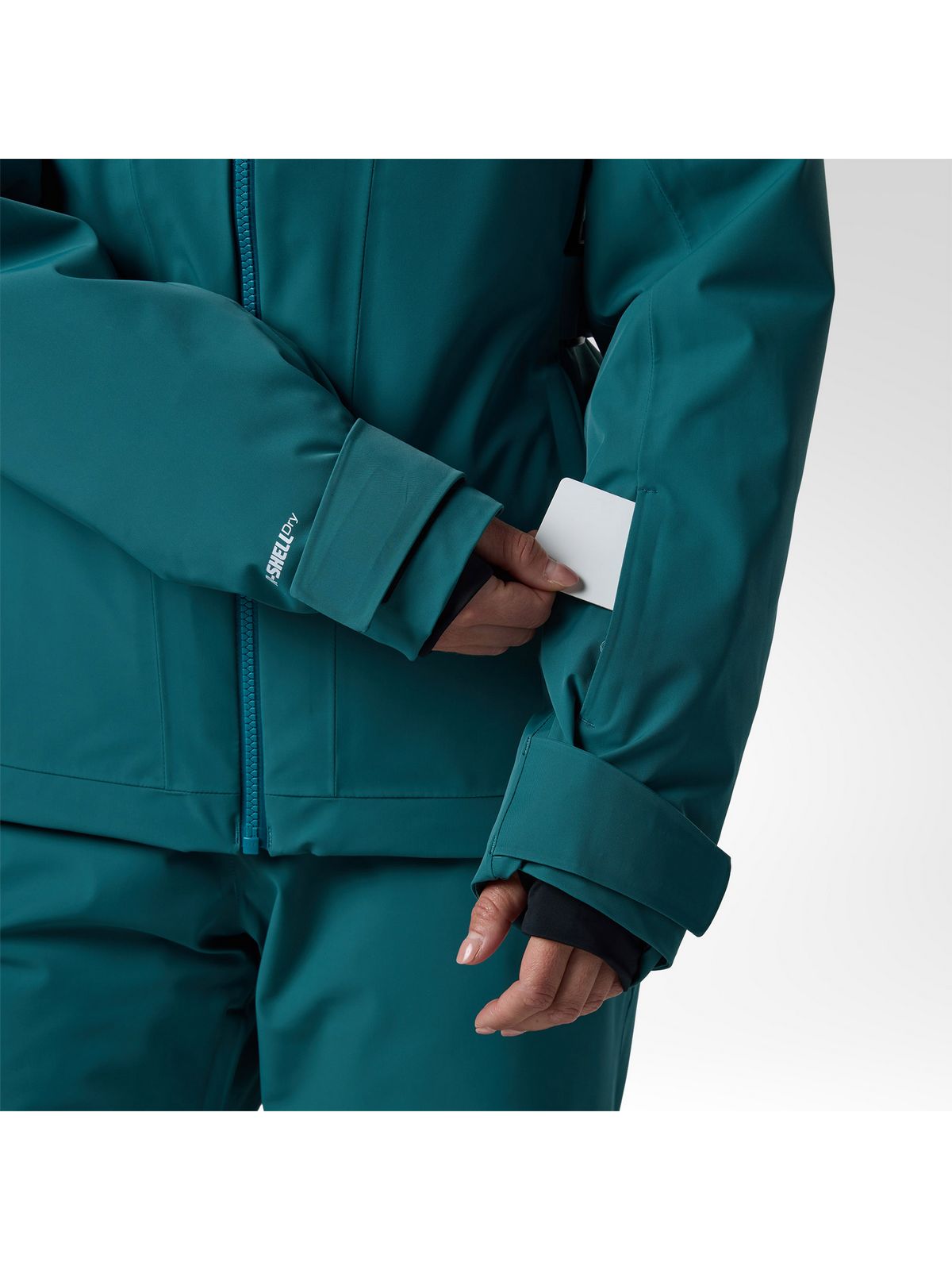Kurtka narciarska damska ROSSIGNOL W 4Ws Blackside Insulated Jack zielona