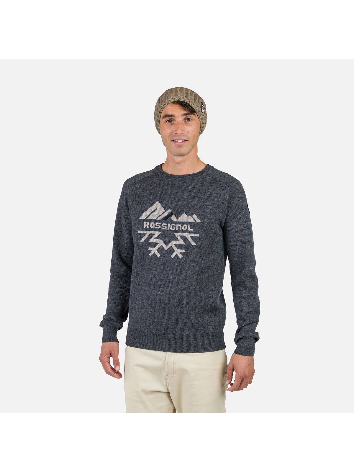 Sweter Rossignol Alpine Half Zip szary