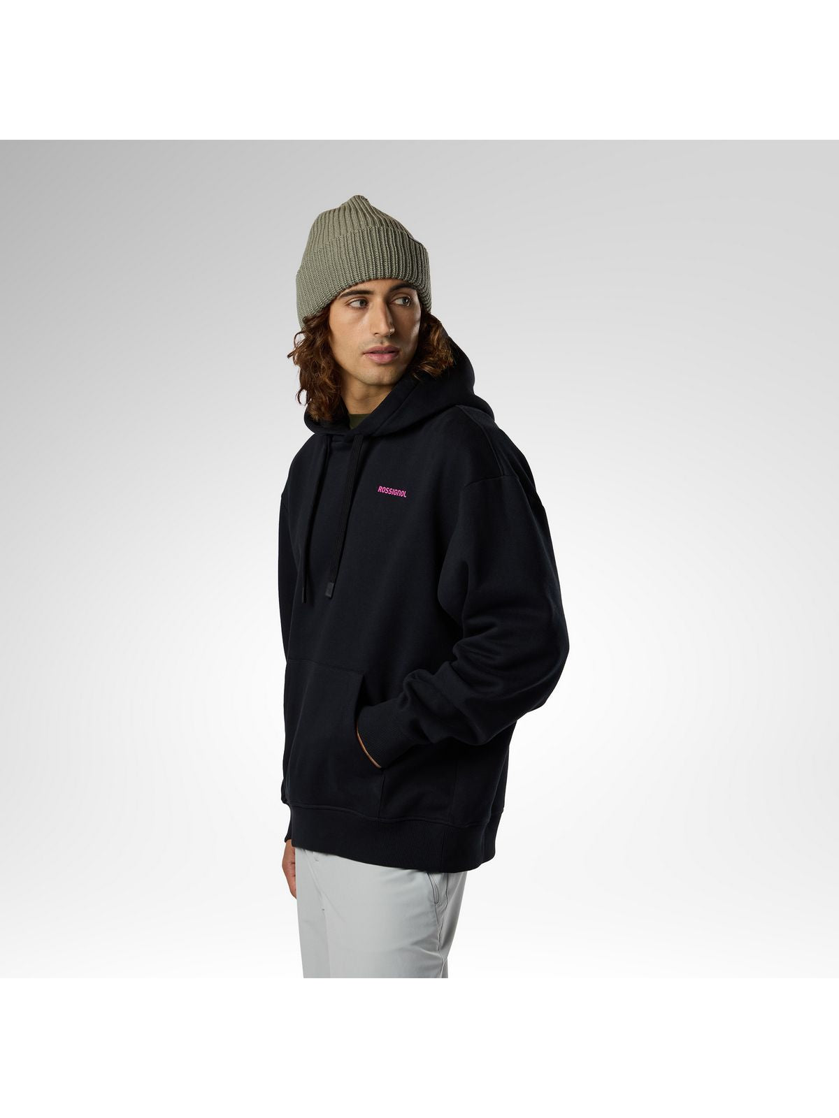 Bluza męska ROSSIGNOL M Waterfall Relax Hoodie czarna