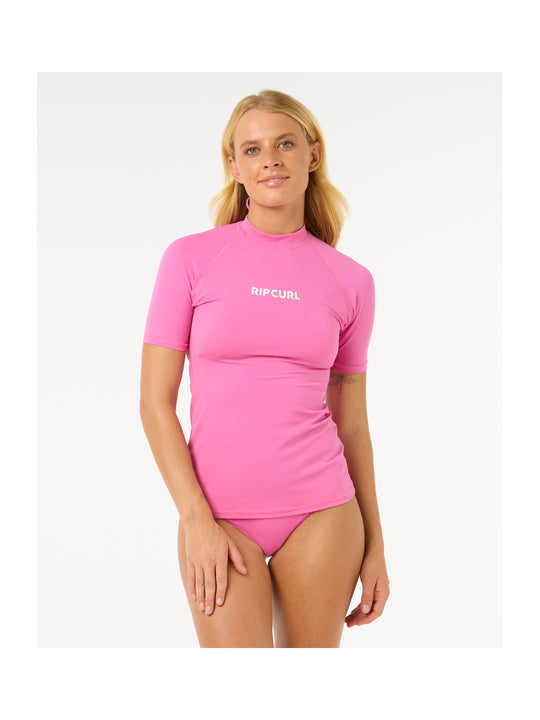 Lycra RIP CURL Classic Surf Ss Upf Rashguard różowy
