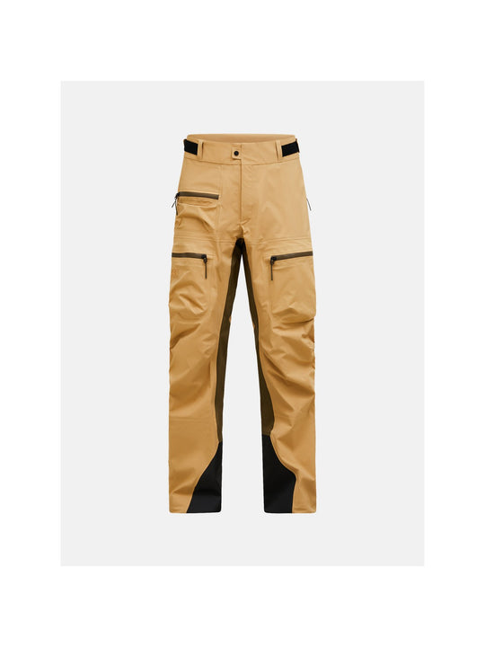 Spodnie PEAK PERFORMANCE M Vislight Gore-Tex C-Knit Pants brązowy
