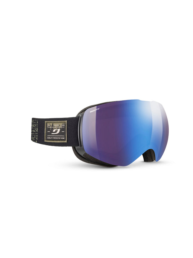 Gogle narciarskie JULBO SHADOW czarno zielone fotochrom Cat 2-4 polaryzacja