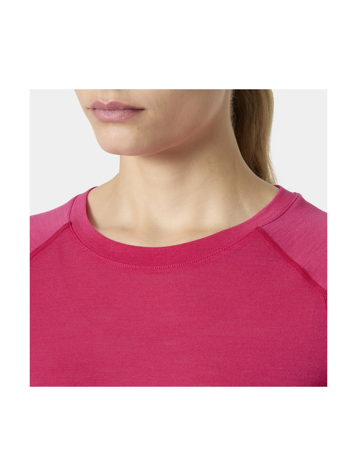 Bielizna termiczna damska HELLY HANSEN W HH DURAWOOL CREW LS różowa