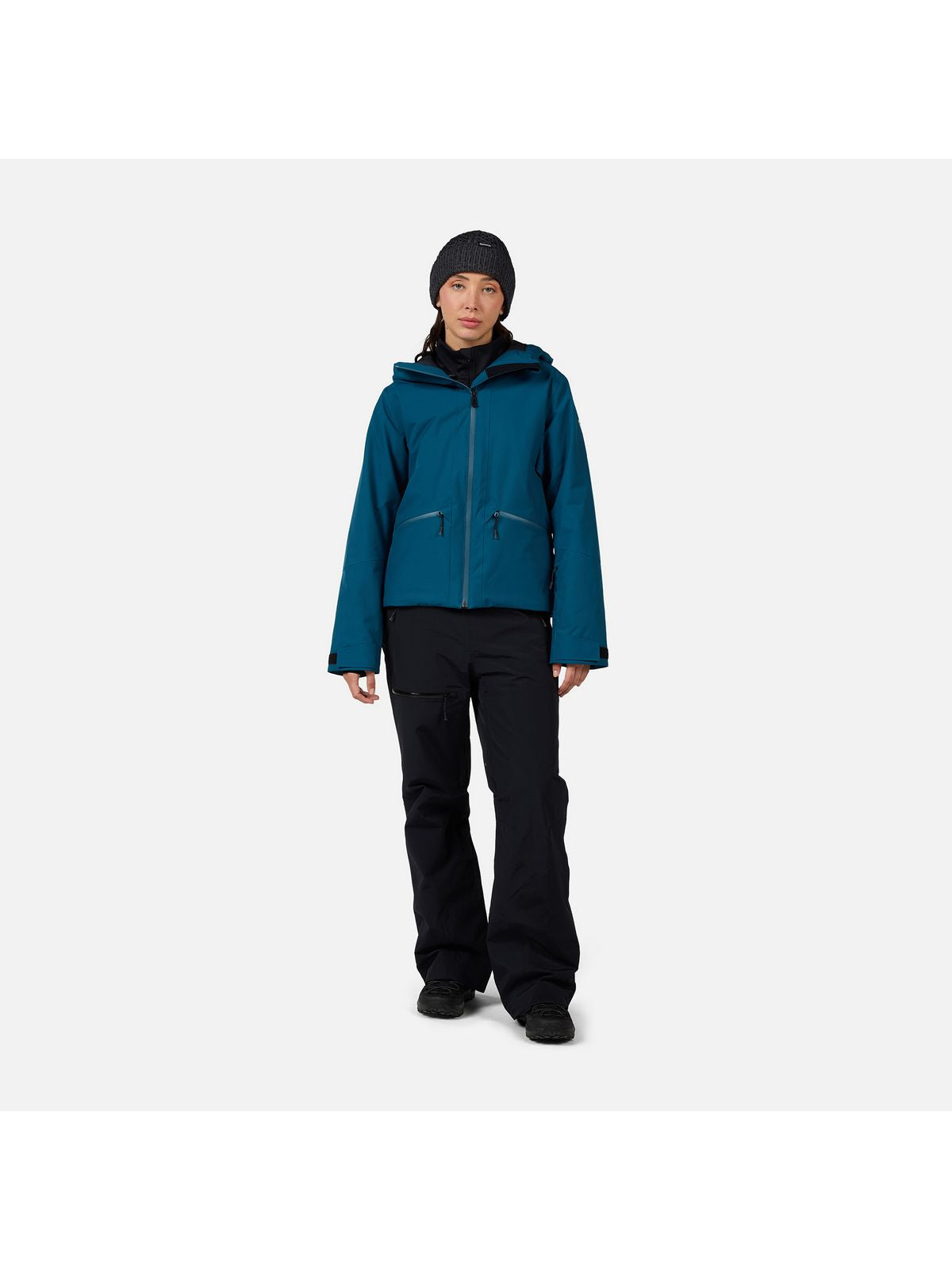 Kurtka narciarska damska ROSSIGNOL W ROCHRUN INSULATED JKT niebieska