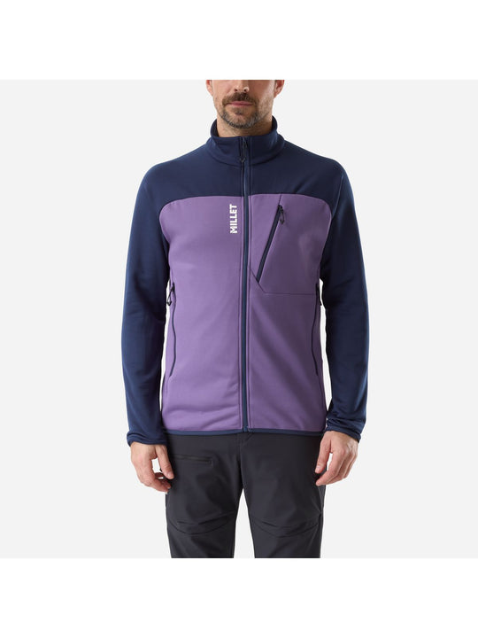 Bluza męska MILLET M Seneca Fleece Jkt M fioletowa
