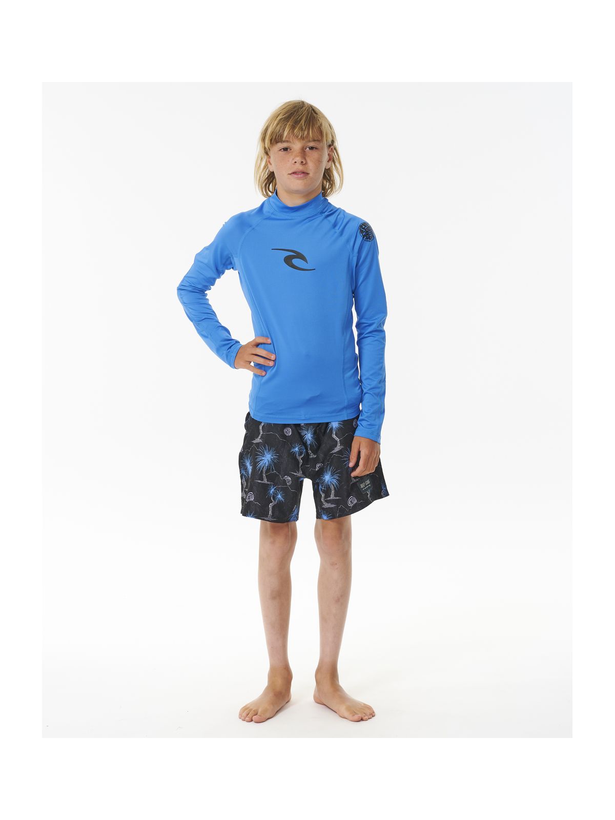 Lycra chłopięca RIP CURL Waves Upf L/S-Boy niebieska