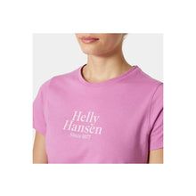 Koszulka HELLY HANSEN W CORE GRAPHIC T-SHI różowy - Adventure Sports
