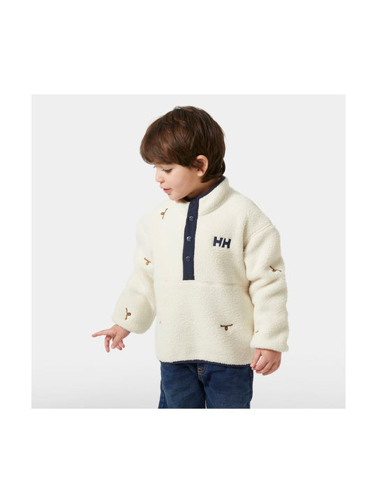 Polar dziecięcy HELLY HANSEN K Frosty Pile Sweater beżowy
