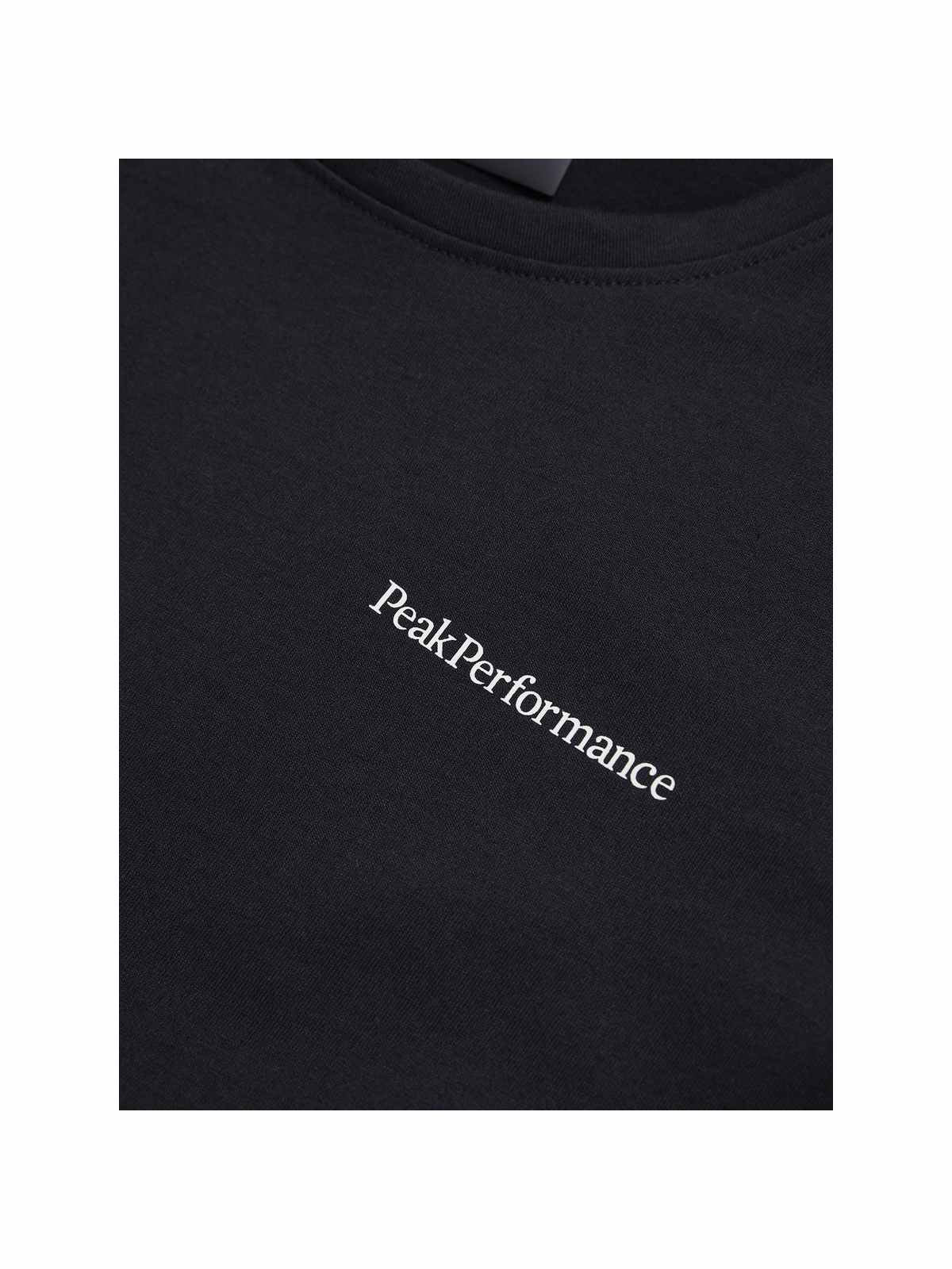 Koszulka damska PEAK PERFORMANCE Explore Logo Tee czarna