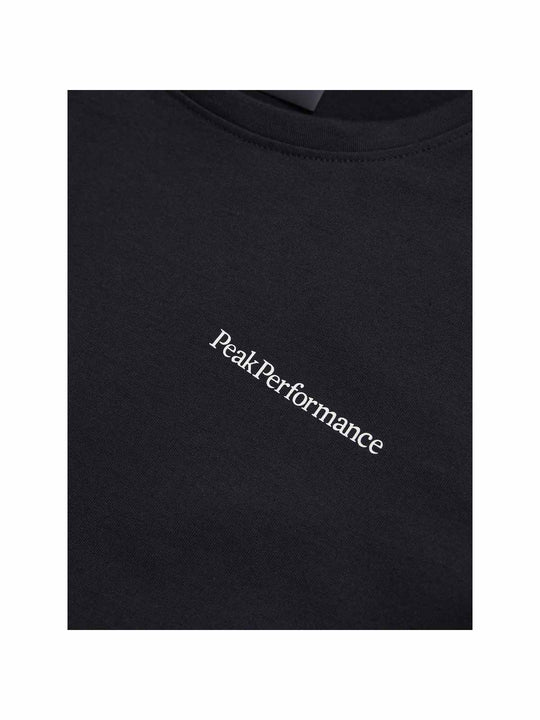 Koszulka damska PEAK PERFORMANCE Explore Logo Tee czarna
