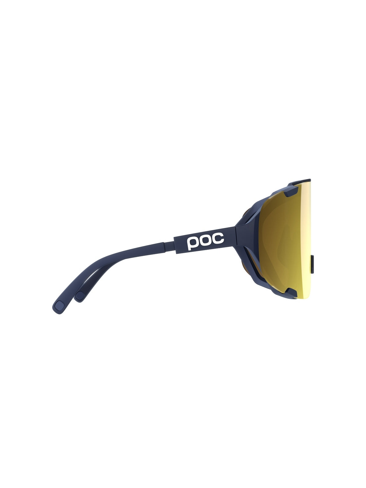 Okulary rowerowe POC Devour Mid granatowe - Clarity Road/Partly Sunny Gold cat.2