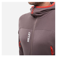 Bluza męska MILLET Fusion Grid Hoodie M fioletowa śliwkowa
