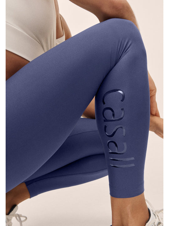 Legginsy treningowe damskie CASALL Graphic High Waist Tights kolor granatowy
