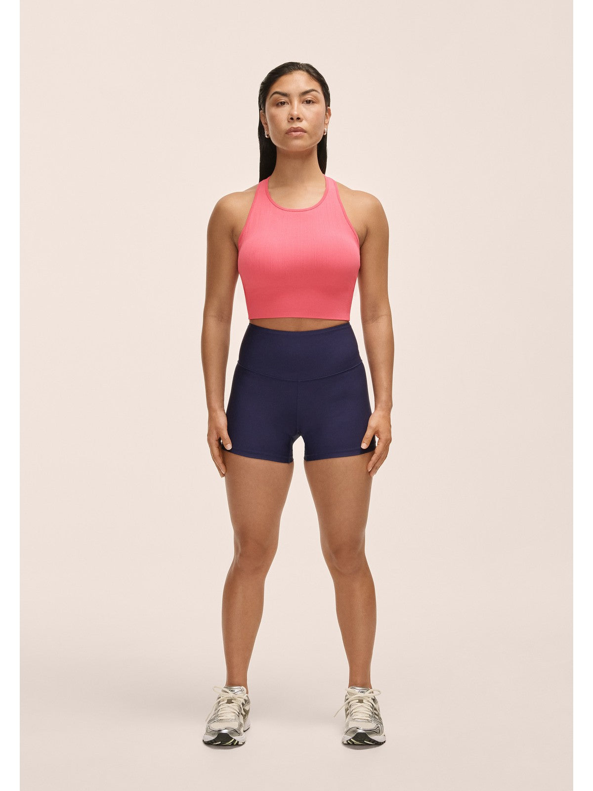 Legginsy damskie Ultra High Waist Hot Pant fioletowy