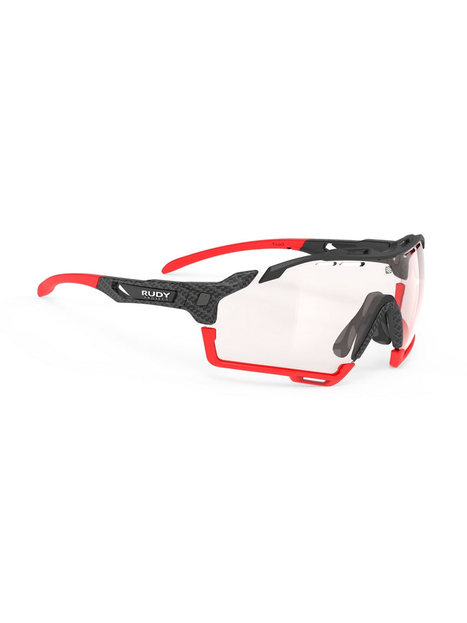 Okulary rowerowe RUDY PROJECT CUTLINE - czerwony/czarny | ImpactX 2 Red fotochrom Cat 1-3