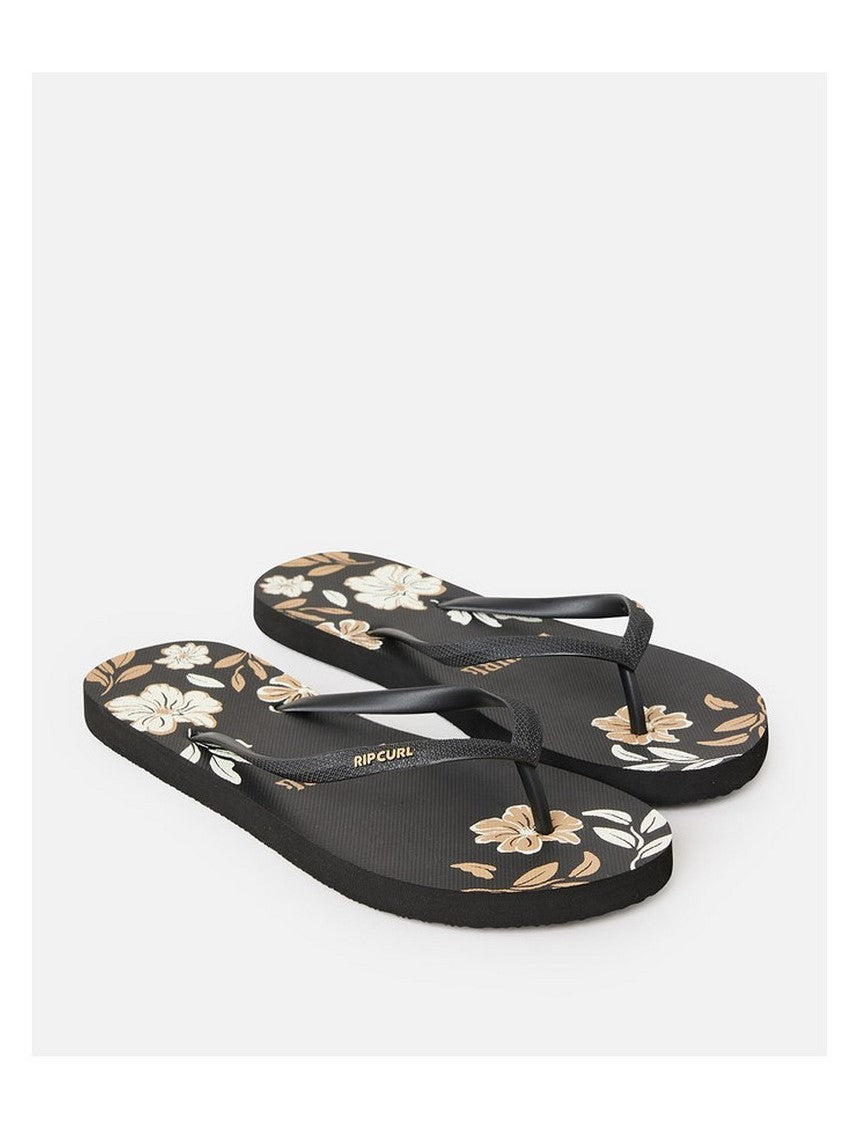 Japonki plażowe damskie RIP CURL Mixed Bloom Open Toe czarne