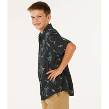 Koszula chłopięca RIP CURL Eternal Shred Ss Shirt-Boy czarna
